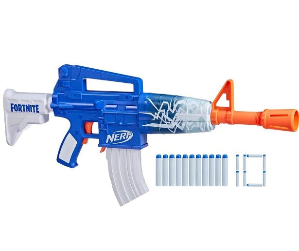 Нърф - Fortnite Blue Shock - Играчки - Оръжия - Hasbro - BebeMama
