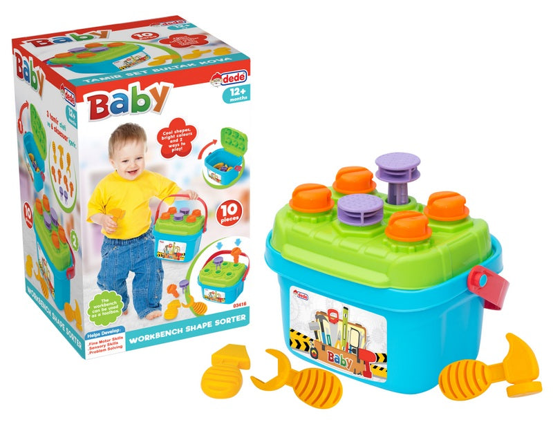 Кошница Моята Първа Работилница С Елементи За Точност 15Х15Х24 - Играчки - Thesmileofyourbaby - BebeMama