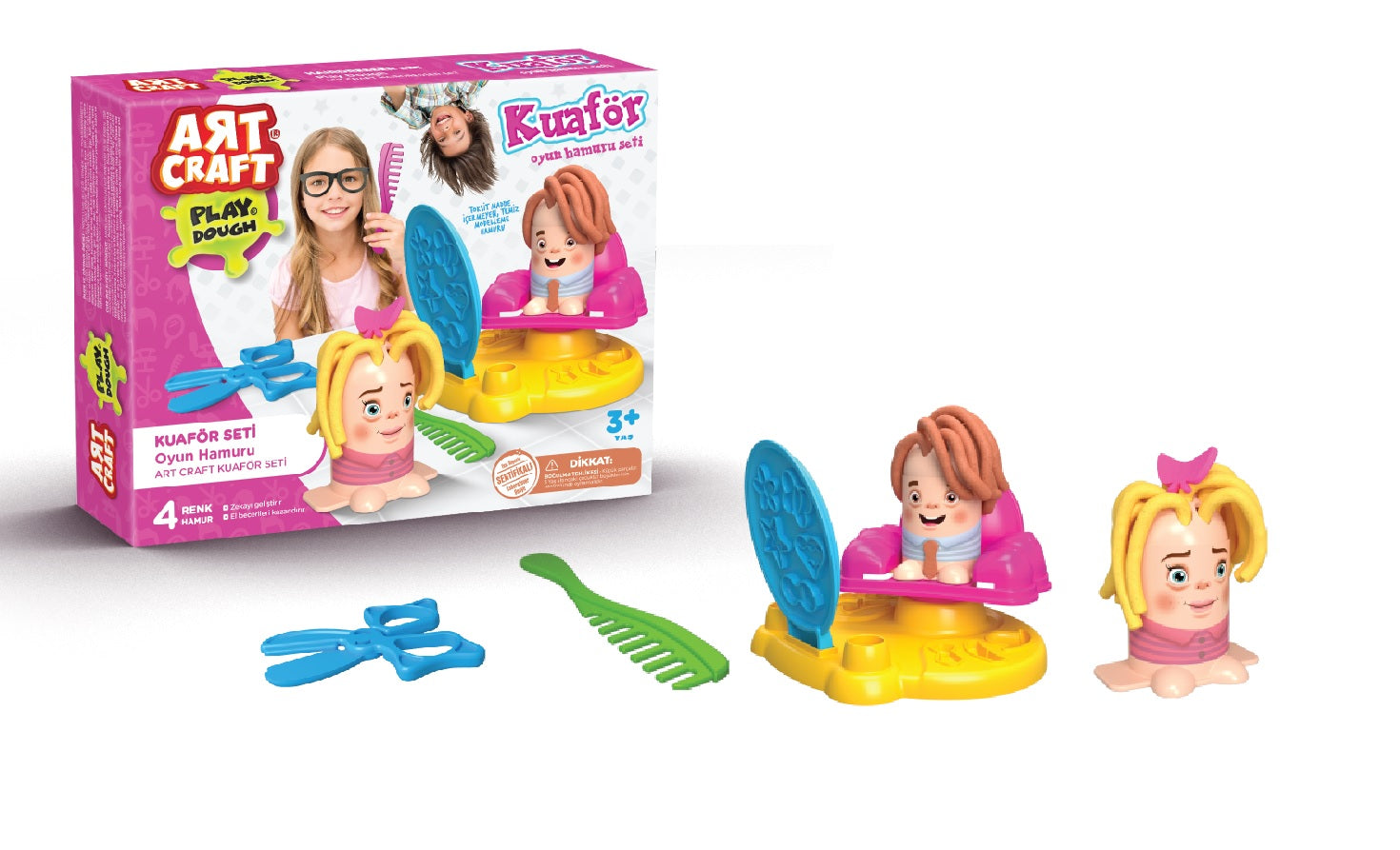 Фризьорски Салон 5Х56 Пластелин 8 Форми И Др. 15Х11Х - Професии За Малки И Големи - Thesmileofyourbaby - BebeMama