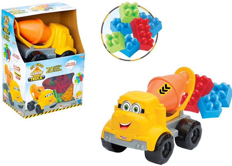 Конструктор Бетоновоз Едри Елементи В Кутия С 20 Ел 15Х20Х30 - Строители, Мозайки И Конструктори - Thesmileofyourbaby - BebeMama