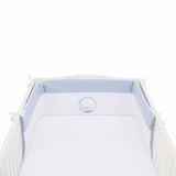 Обиколник За Бебешка Кошара Fillikid Bumper Basic Polar Bear Син --- BebeMama