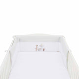 Обиколник За Бебешка Кошара Fillikid Bumper Basic Safari Taupe --- BebeMama