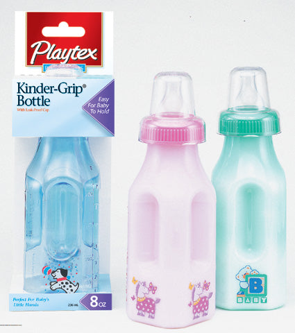 Шише с биберон (236 мл) -Kinder Grip - Шишета За Хранене - Playtex - BebeMama