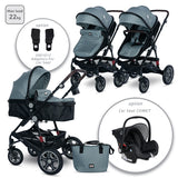 Д.Количка Lora Arctic Blue До 22 Кг - Комбинирани Колички - Lorelli Classic - BebeMama