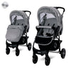 Д.Количка Daisy Basic Cool Grey + Покривало - Комбинирани Колички - Lorelli Classic - BebeMama