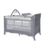 Кошара Torino 2 Нива Plus Grey Striped Elements - Сгъваеми Кошари 2 Нива - Lorelli Classic - BebeMama