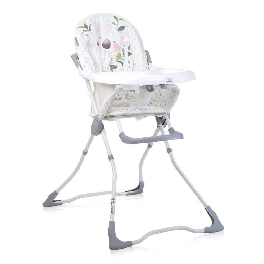 Стол За Хранене Marcel Snow Бял Koalas - Столчета За Хранене - Lorelli Classic - BebeMama