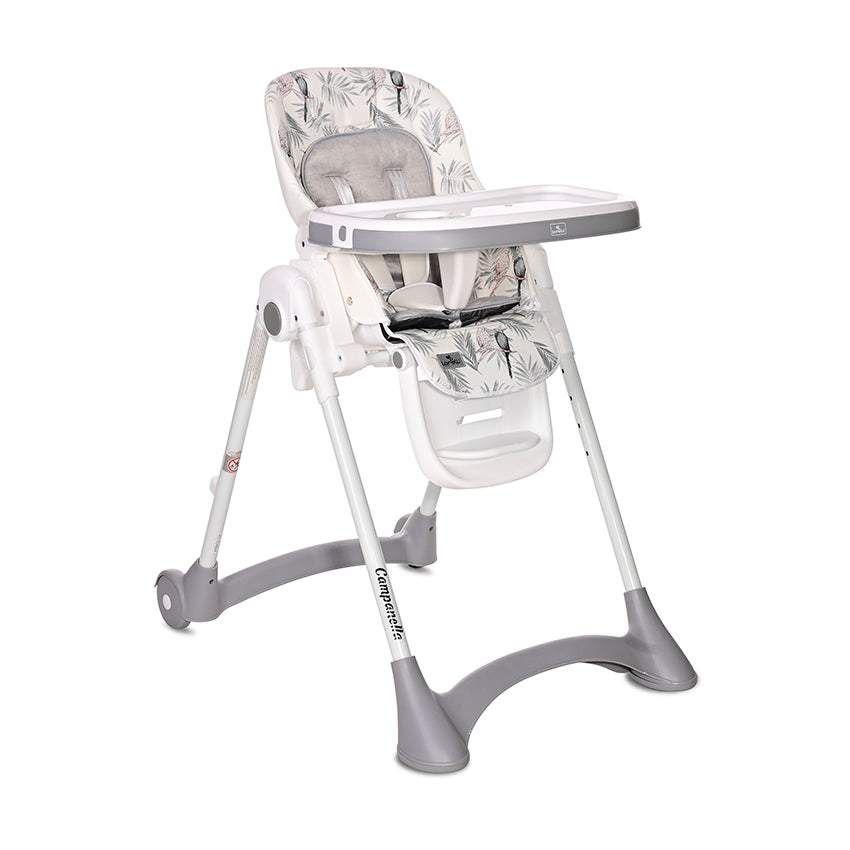 Стол За Хранене Campanella Grey Parrots Еко Кожа --- BebeMama