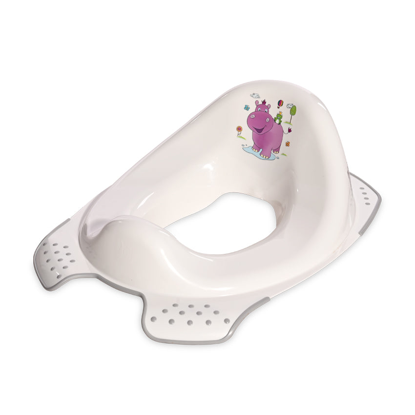 Ан.Приставка За Т.Чиния Hippo White-Grey - Аксесоари За Баня - Lorelli Classic - BebeMama