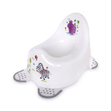 Дет.Гърне Анатомично Hippo White-Grey --- BebeMama