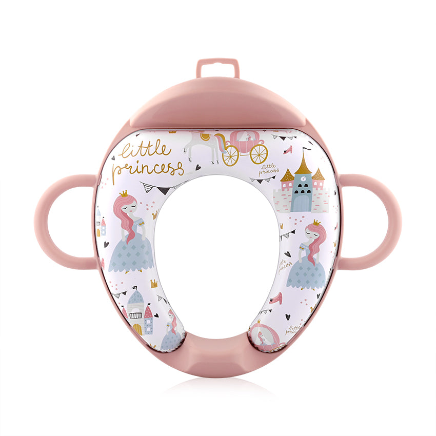 Мека Приставка С Облегалка Pink Princess - Адаптори За Тоалетна - Lorelli Classic - BebeMama
