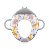 Мека Приставка С Облегалка Grey Animals - Адаптори За Тоалетна - Lorelli Classic - BebeMama