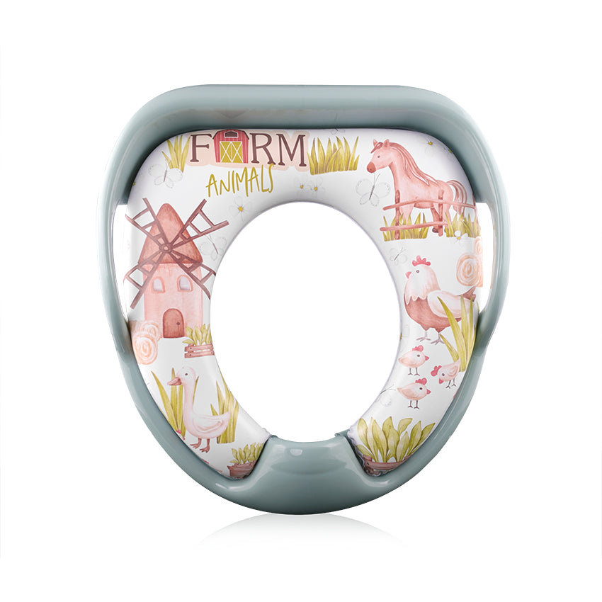 Мека Тоалетна Седалка Зелен Farm - Адаптори За Тоалетна - Lorelli Classic - BebeMama