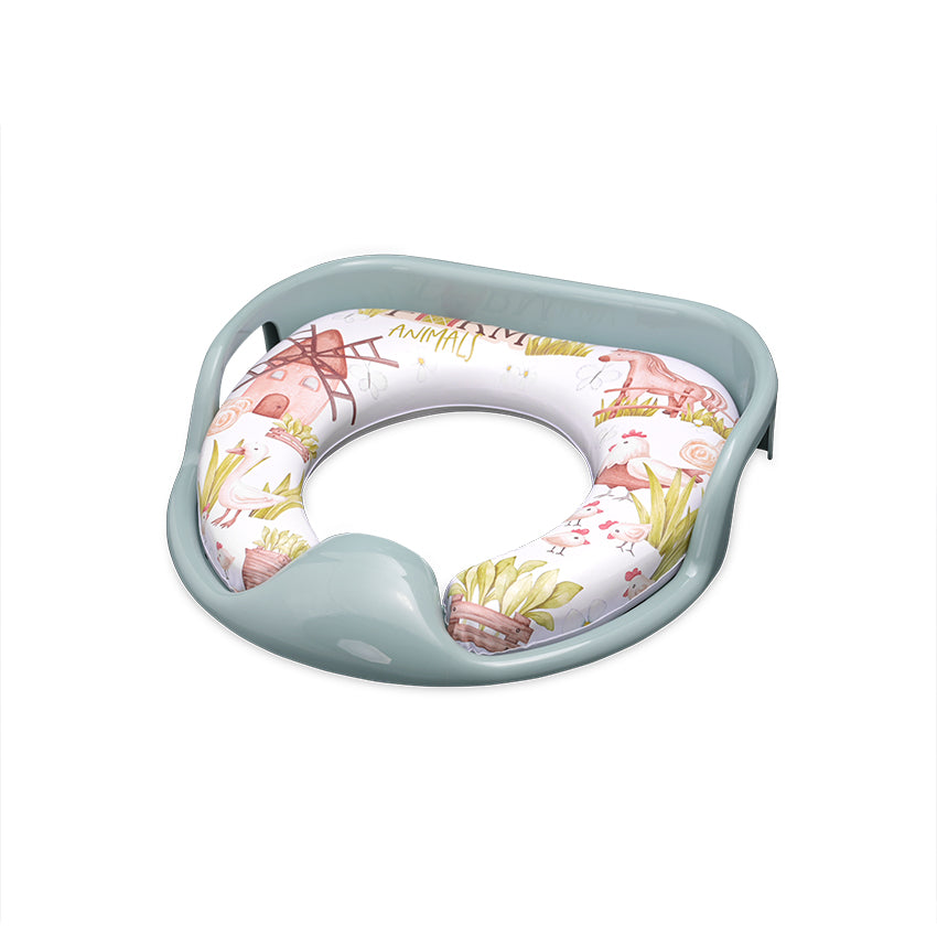 Мека Тоалетна Седалка Зелен Farm --- BebeMama