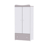 Гардероб Exclusive Бяло/String - Гардероби - Lorelli Classic - BebeMama