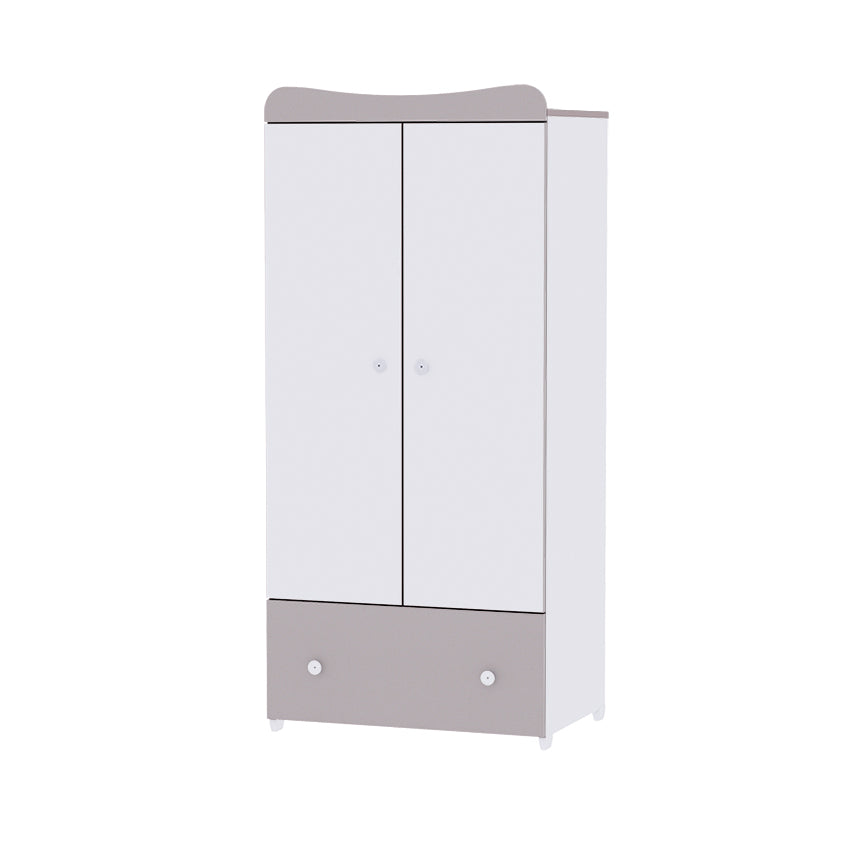 Гардероб Exclusive Бяло/String - Гардероби - Lorelli Classic - BebeMama