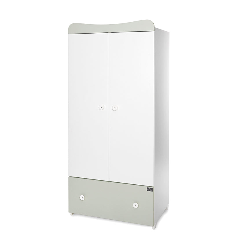 Гардероб Exclusive Бяло/Milky Green --- BebeMama