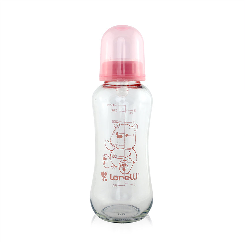 Стъклено Шише 240 Мл Blush Pink --- BebeMama