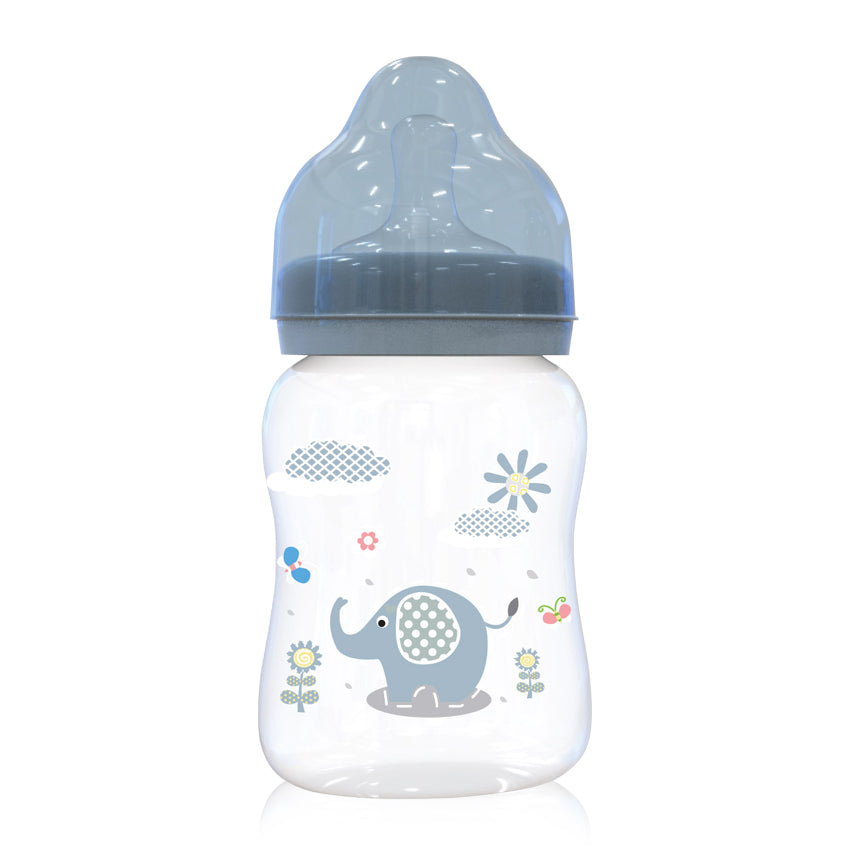 Шише С Широко Гърло 250 Мл Moonlight Син - Шишета За Хранене - Baby Care - BebeMama