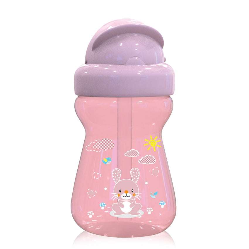Мини Спортна Бутилка Animals 200 Мл Blush Pink - Шишета За Хранене - Baby Care - BebeMama