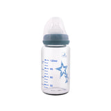 Стъклено Шише Anti Colic 120 Мл Moonlight Син --- BebeMama