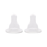 Силиконов Биберон За Шише С Широко Гърло M - 2 Бр --- BebeMama