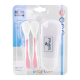 Лъжички В Кутийка 2Бр. Розови --- BebeMama