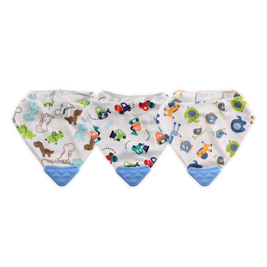 Лигавник Бандана С Гризалка Boy - Лигавници - Baby Care - BebeMama