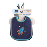 Лигавник 7 Бр С Вързалки Boy --- BebeMama