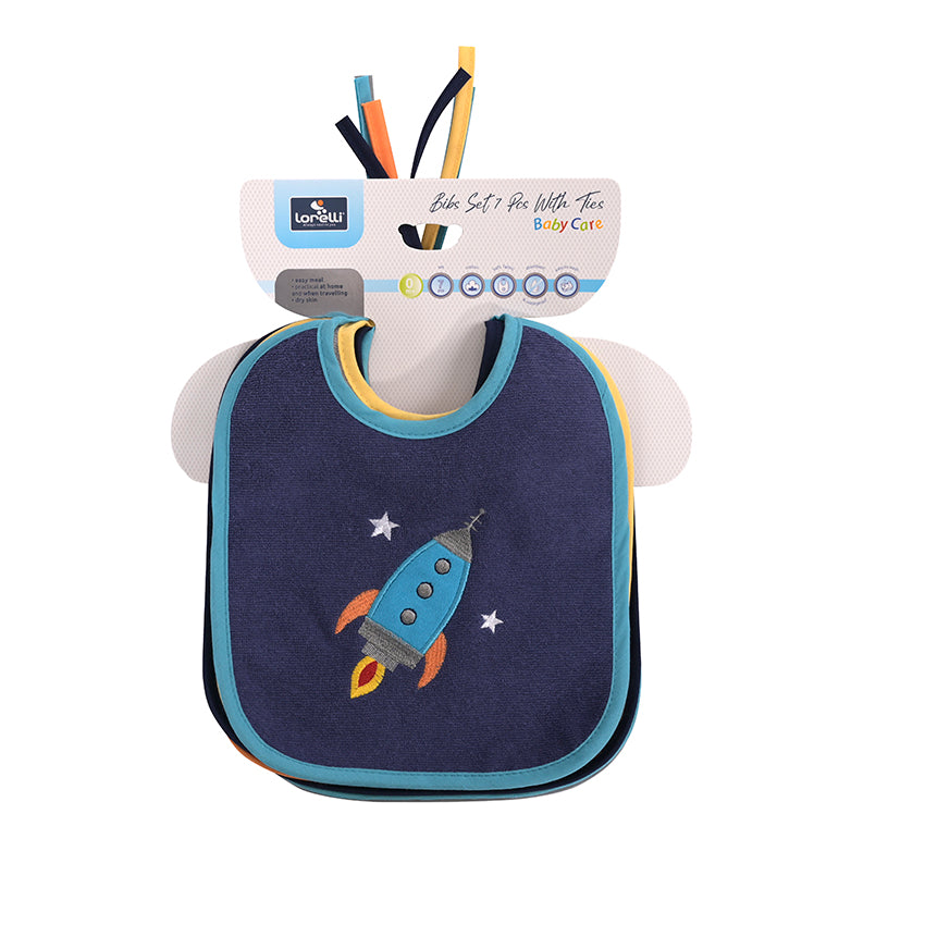 Лигавник 7 Бр С Вързалки Boy --- BebeMama