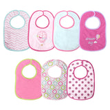 Лигавник 7 Бр С Велкро Girl - Лигавници - Baby Care - BebeMama