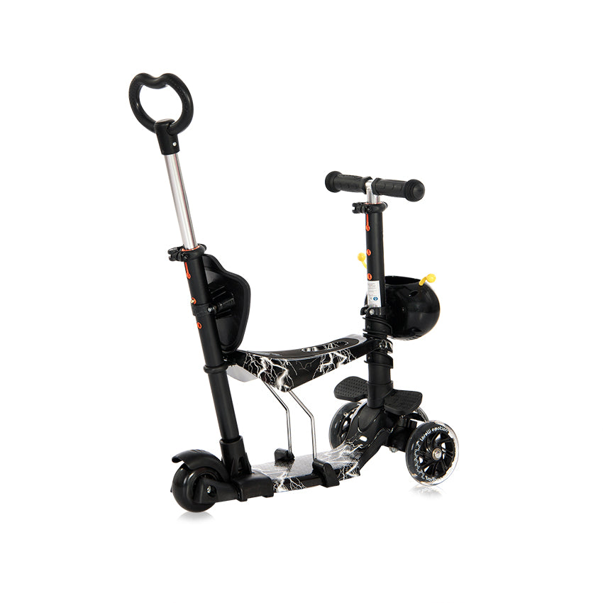 Тротинетка Smart Plus Черен Flash --- BebeMama