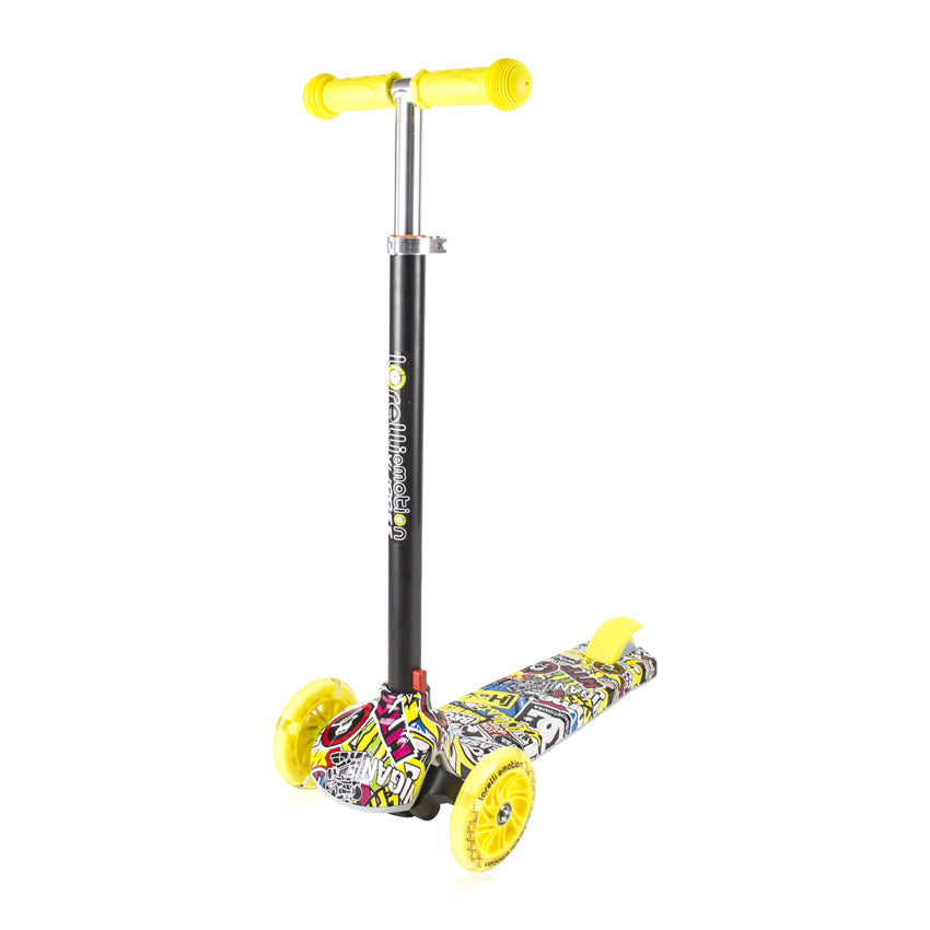 Тротинетка Yuppee Graffiti Smile - Тротинетки - Lorelli Emotion - BebeMama