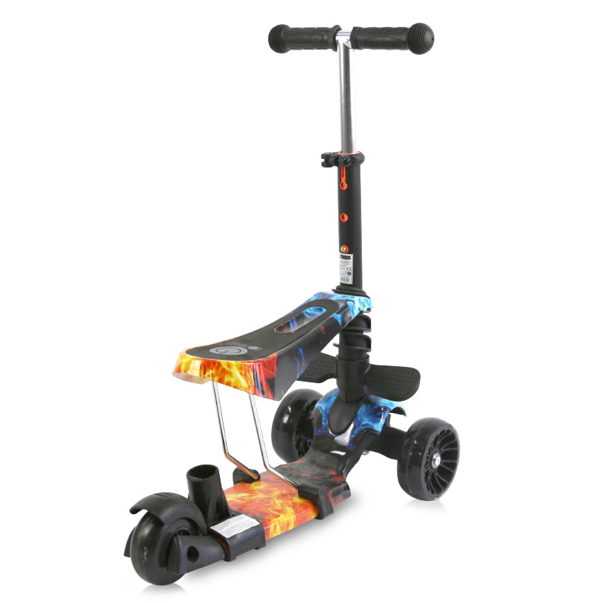 Тротинетка Draxter Plus Червен Flame --- BebeMama