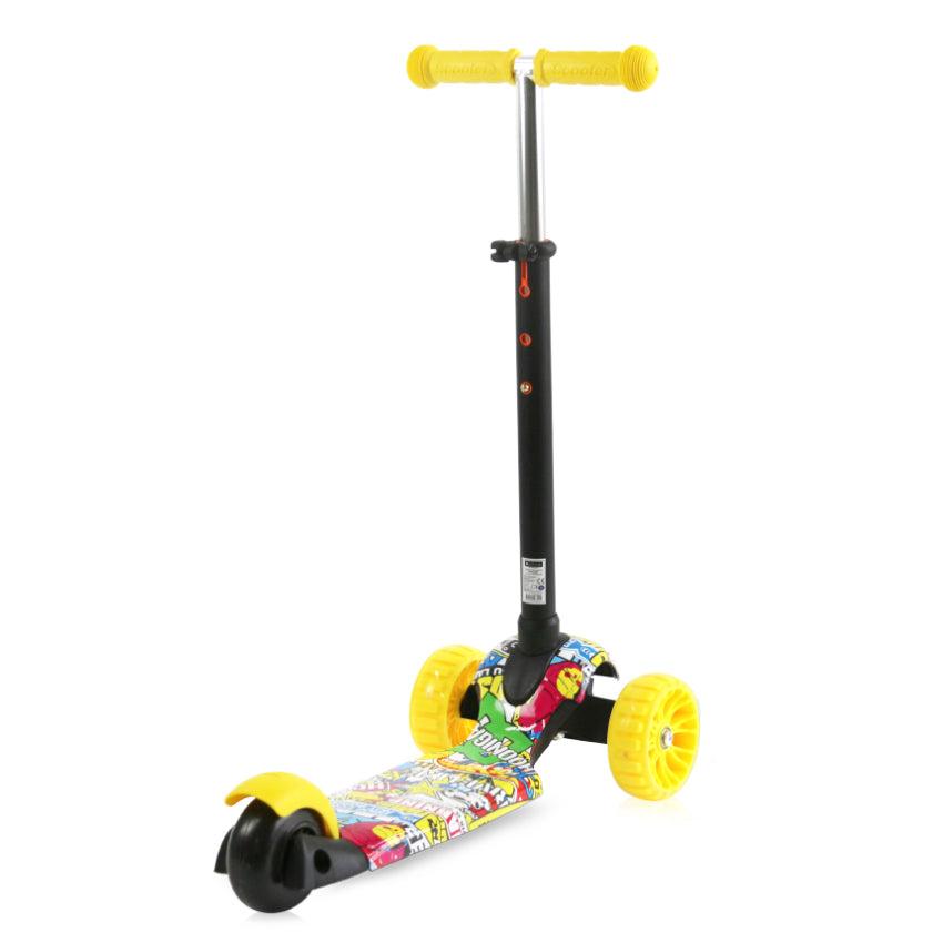 Тротинетка Draxter Plus Graffiti Smile --- BebeMama