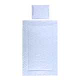 Сет Cosy 3 Части Ранфорс Влакче Синьо --- BebeMama