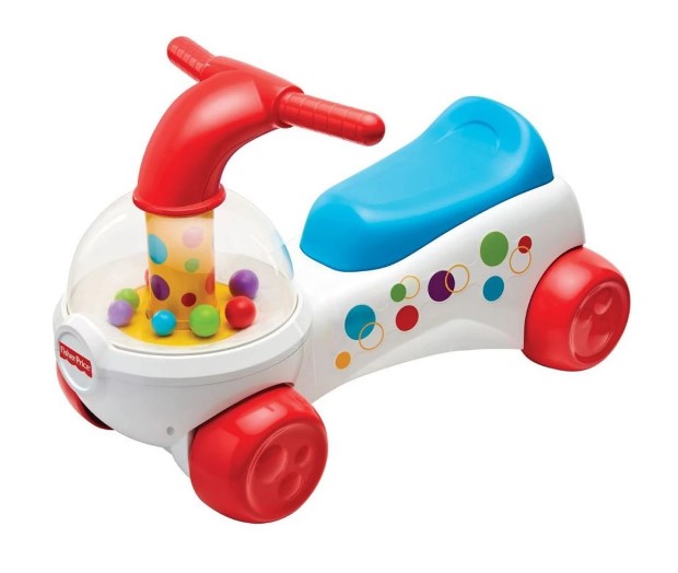 Фишър Прайс - Кола За Каране И Бутане - Пуканки - Коли И Кончета За Яздене - Jakks Pacific - BebeMama