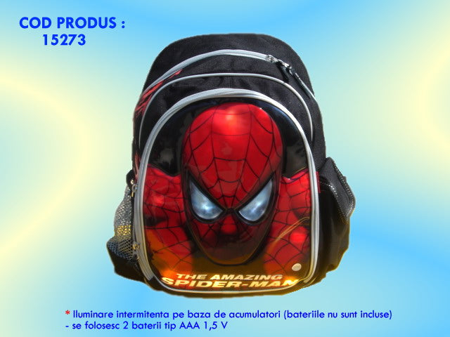 Раница Спайдермен Светеща - Детски Раници - Thesmileofyourbaby - BebeMama