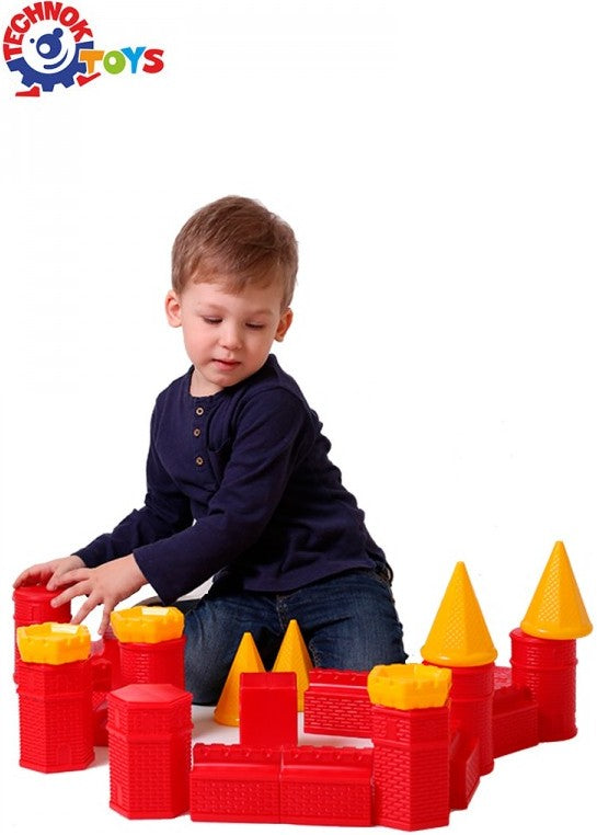 Конструктор Крепост Голям 26 Елемента 36Х33Х8 Размер На Кутията За Деца Над 1 Год --- BebeMama