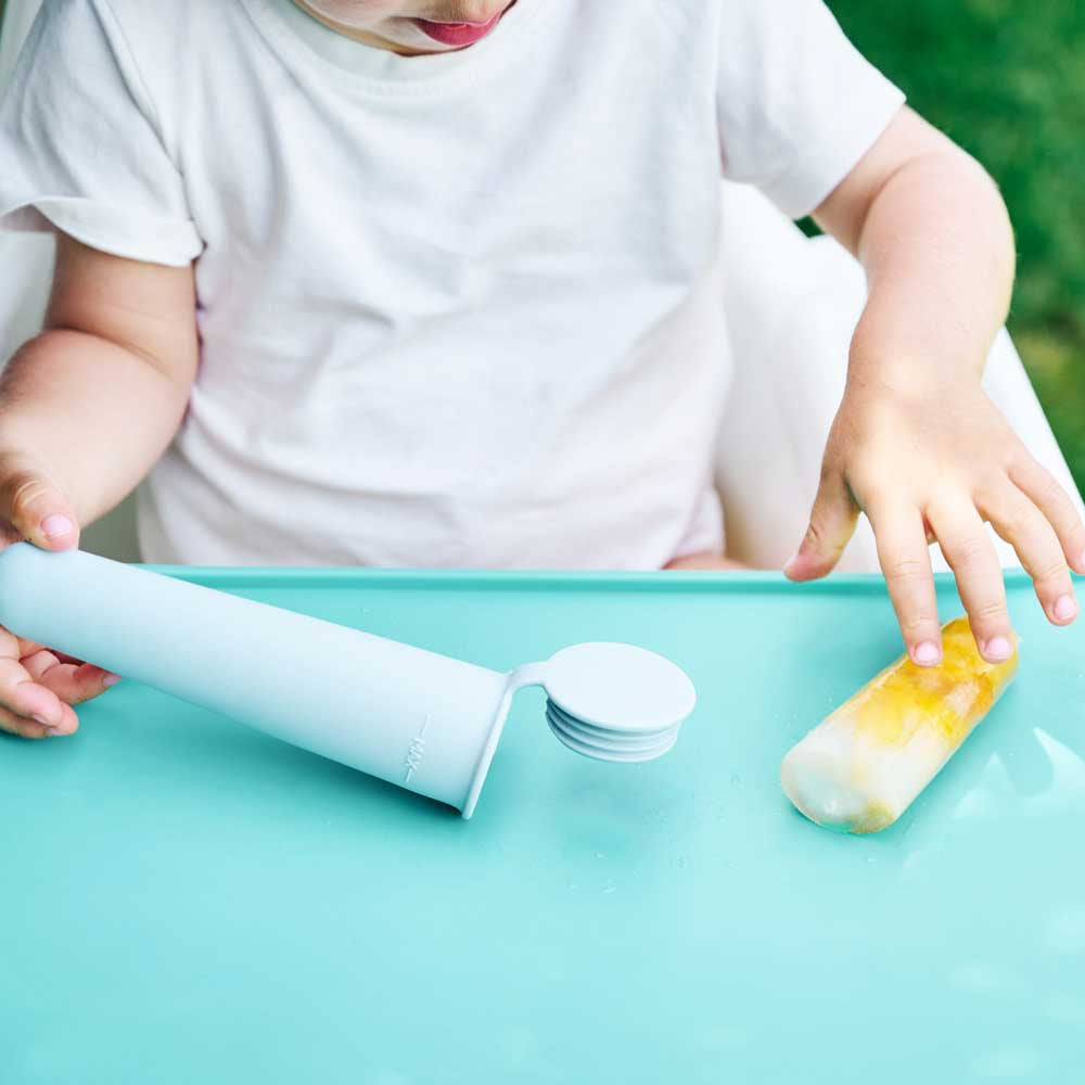 Силиконови Форми За Ледени Близалки Minikoioi Icy Pops (2 Бр.) - Mineral Син/Aqua Зелен --- BebeMama