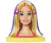 Кукла Barbie - Глава На Барби За Оформяне На Прически С Неонови Кичури - Кукли И Аксесоари - Barbie - BebeMama