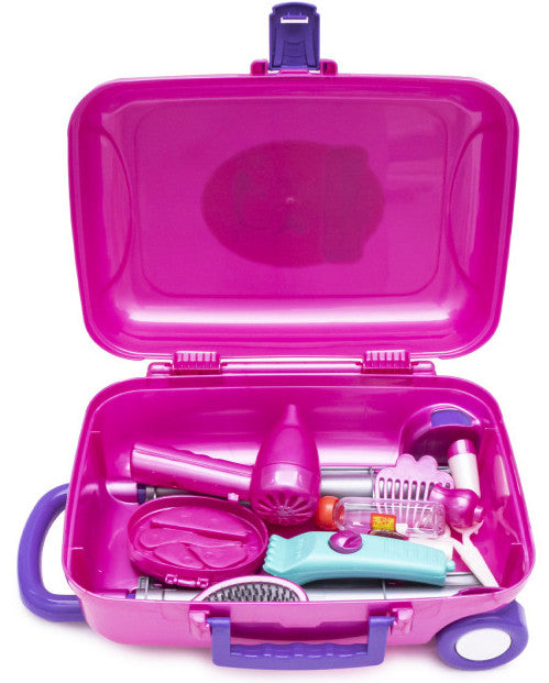 Куфар С Козметични Принадлежности С Подвижна Дръжка На Колела 35Х25Х15 --- BebeMama