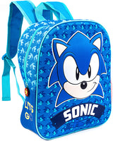 Карета Соник С Колела И ТелескопичнаДръжка И 3Д Раница 39Х28Х14 - Детски Раници - TheSmileOfYourBaby - BebeMama