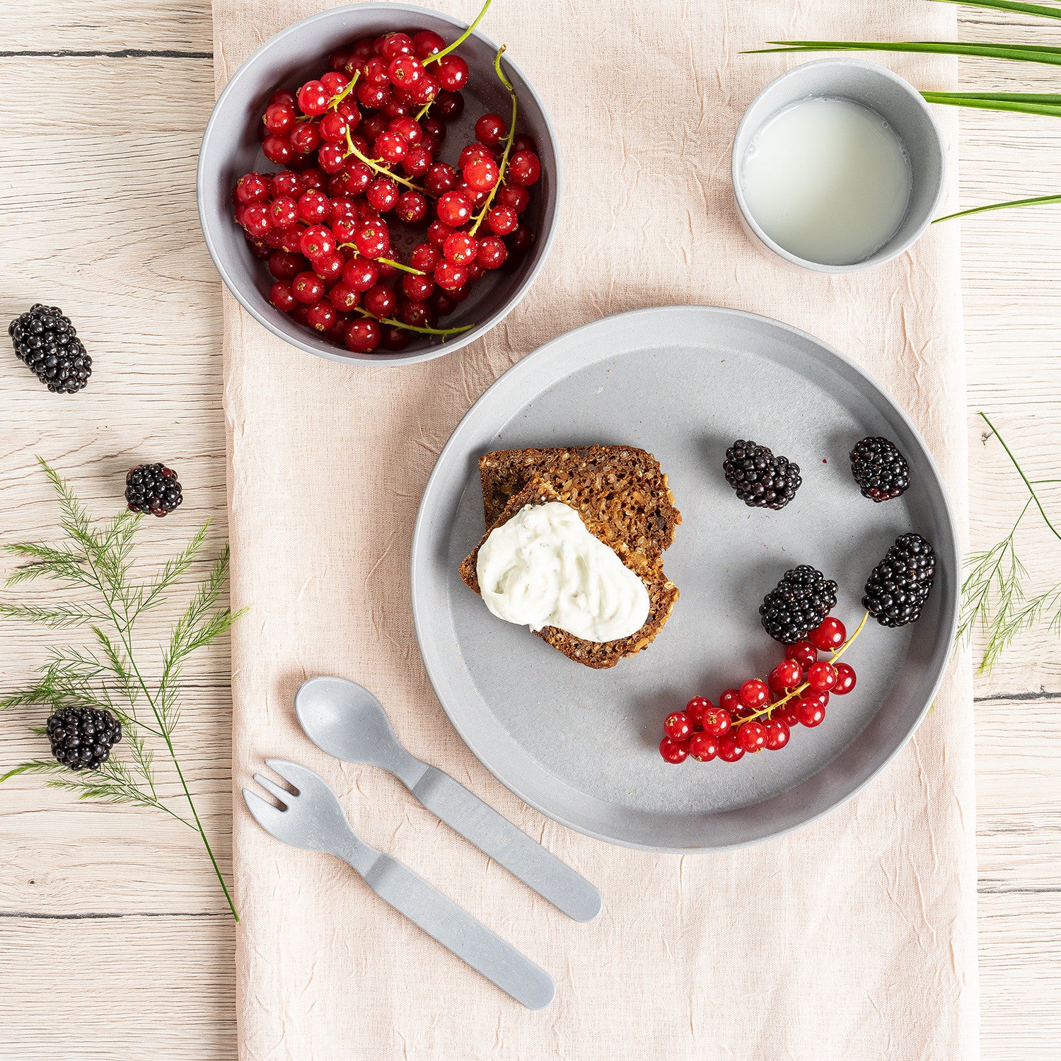 Комплект От 2 Чашки Reer Синя/Сива --- BebeMama