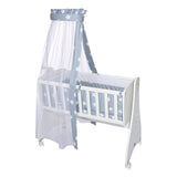 Сет За Люлка First Dreams Ранфорс Син Grey Mist З --- BebeMama