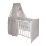 Балдахин Color Pom Pom480/160 Сив --- BebeMama