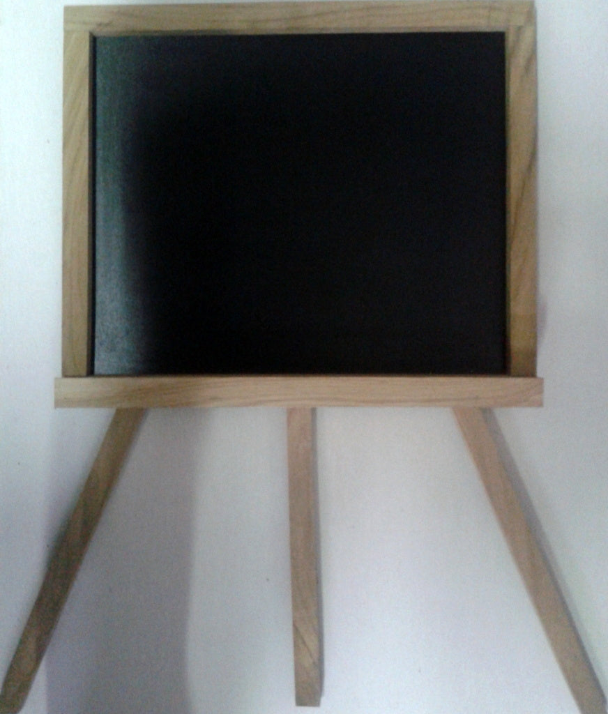 Дървена ДъскаЗа Рисуване И Писане Черно Или Бяло Тип Триножник 80Х48Х4 - Образователни Игри - TheSmileOfYourBaby - BebeMama