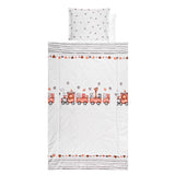 Сет 4 Части Ранфорс Влакче Сиво - Спални Комплекти - Lorelli Classic - BebeMama