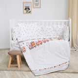 Сет Лили - 60/120 Ранфорс Влакче Сиво --- BebeMama