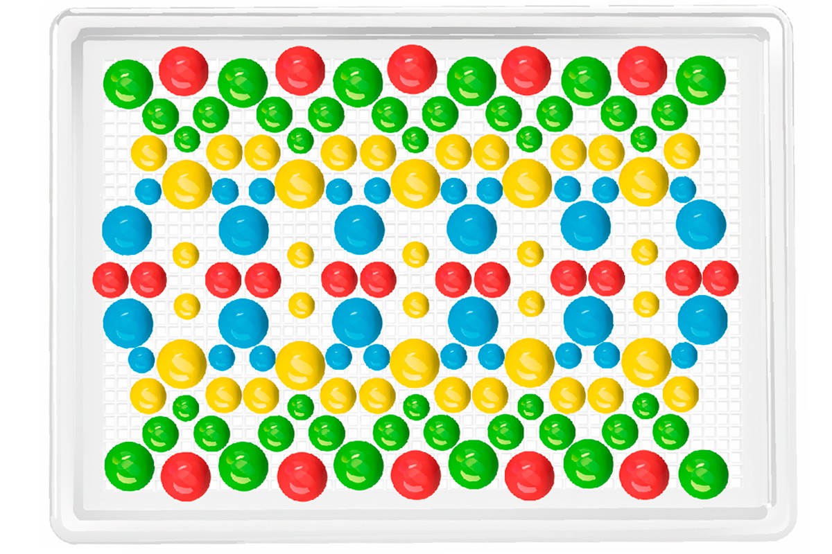 Мозайка 300 Части Размер На Елемента 9 И 13 И 18 Мм Размер На Кутията38Х29Х4 --- BebeMama